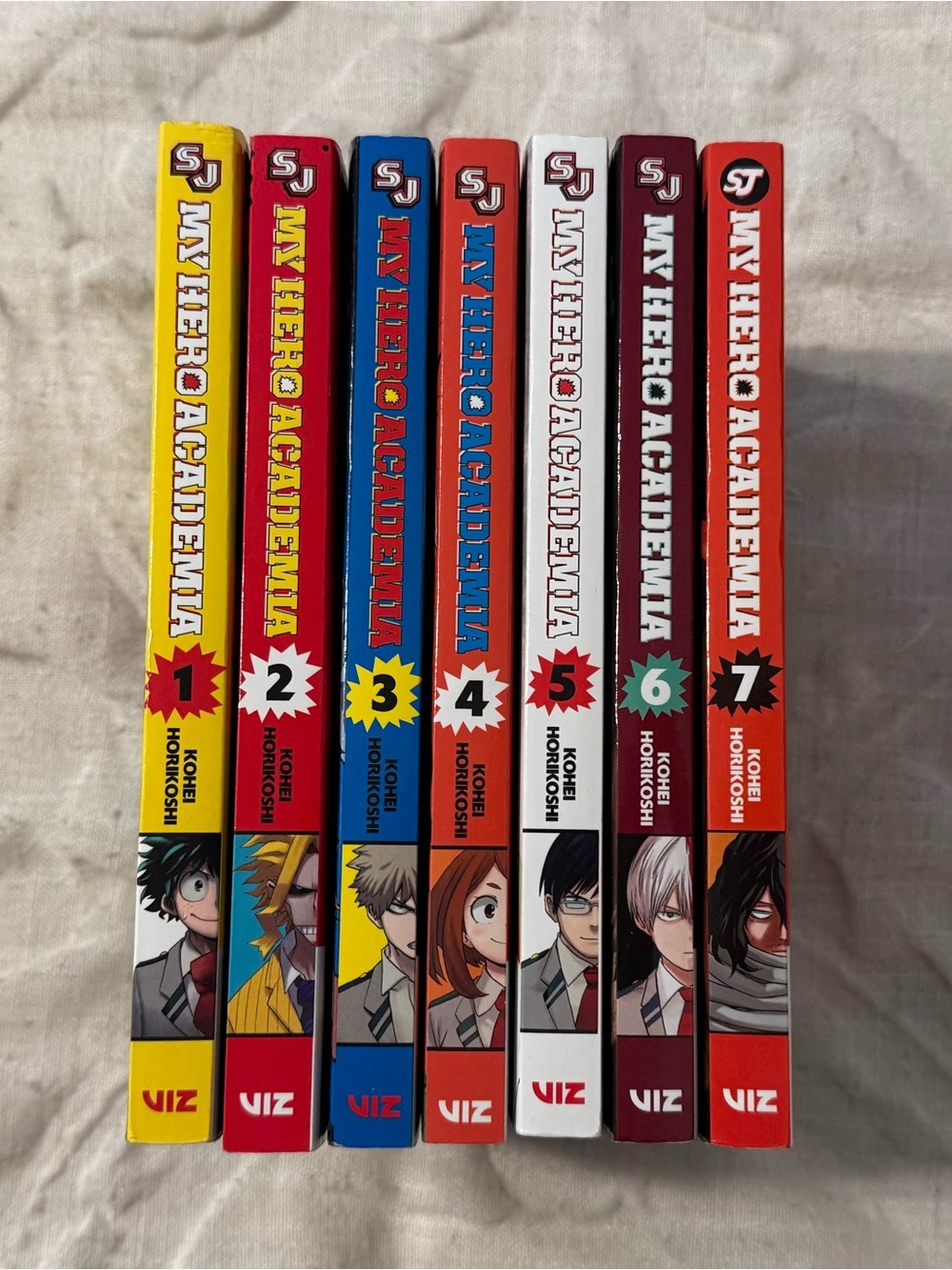 My Hero Academia Volumes 1–7
